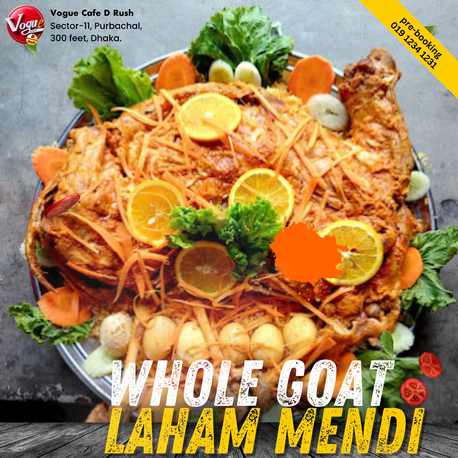 Whole Goat Laham Mandi